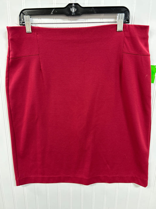 Skirt Maxi By Studio Works In Red, Size:14