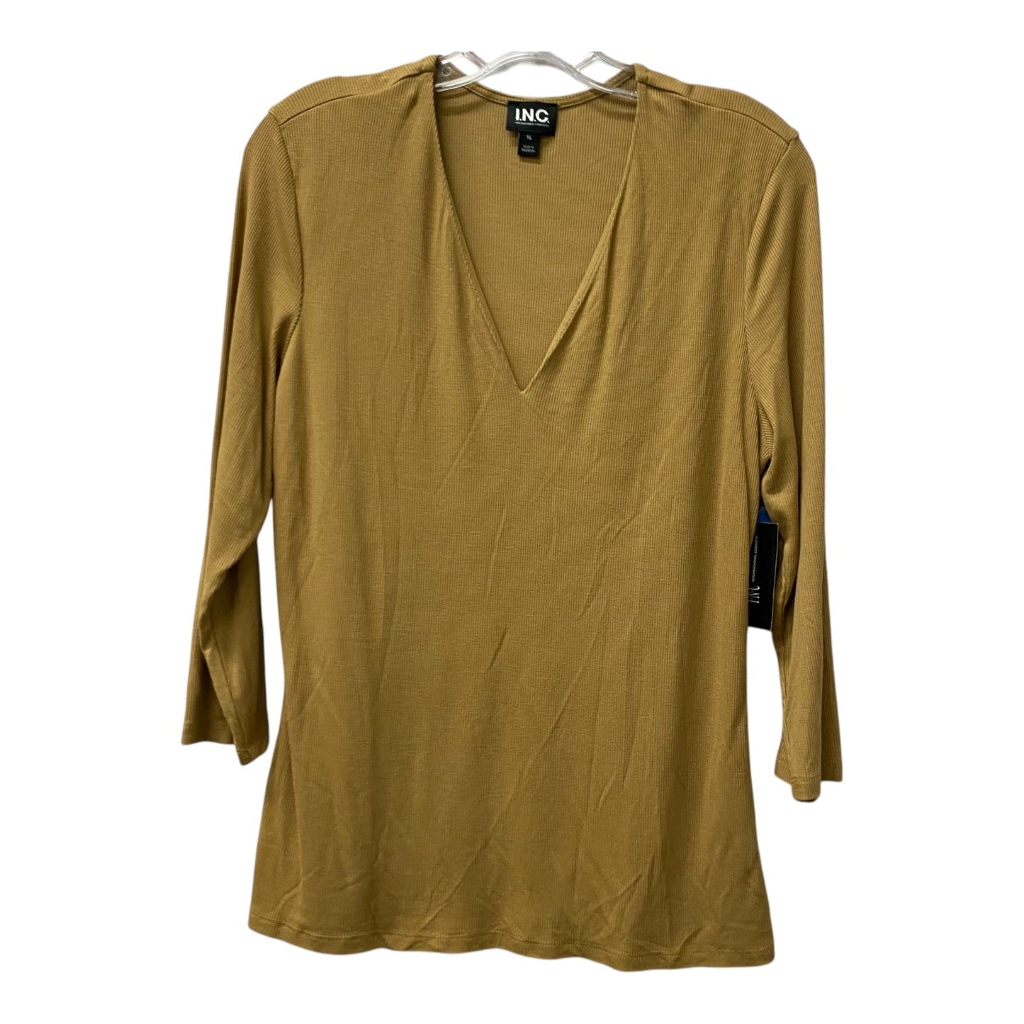 Top Ls By Inc In Brown, Size:Xl