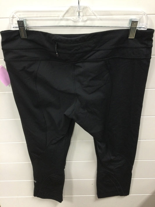 Athletic Leggings Capris By Lululemon In Black, Size:12