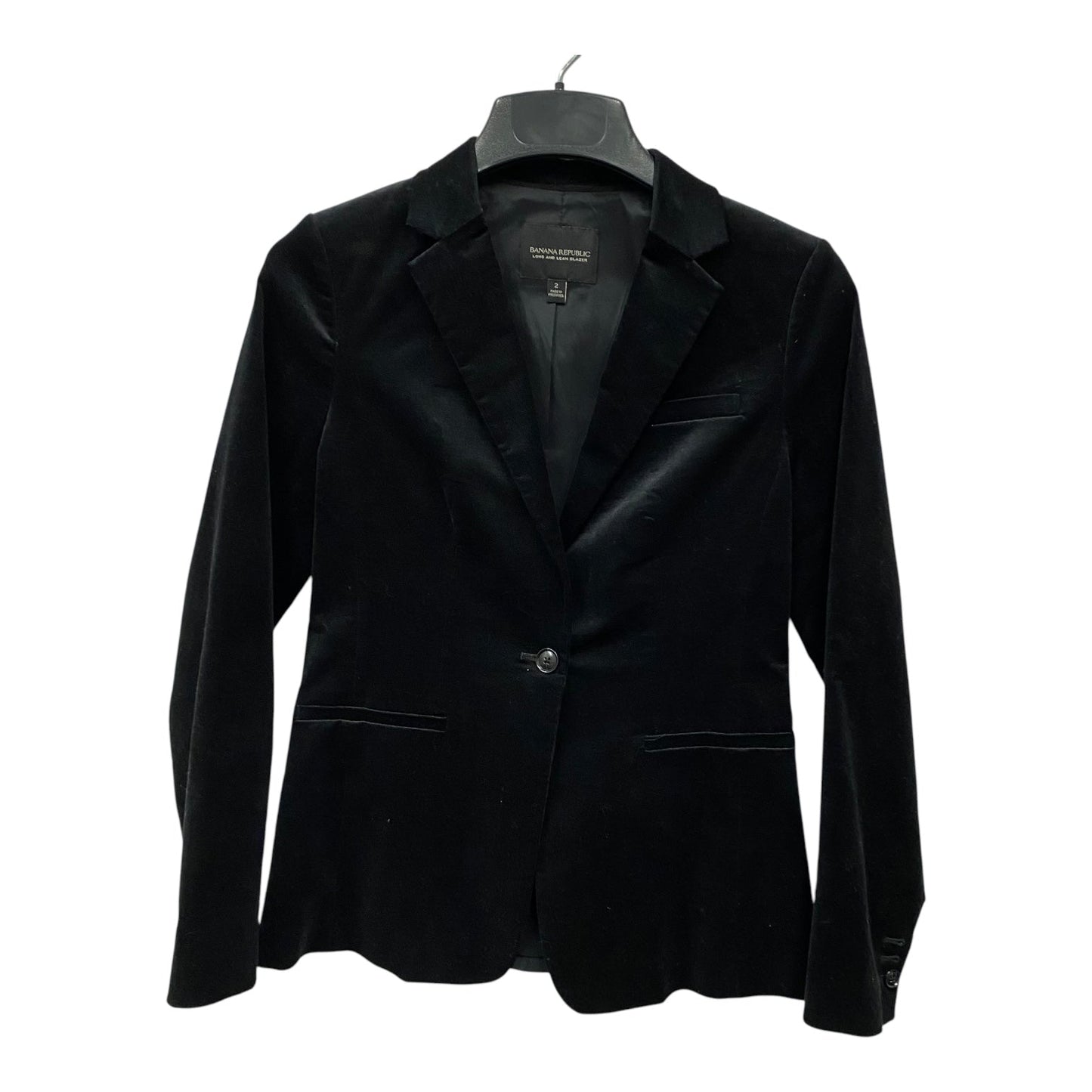 Blazer By Banana Republic In Black, Size:Xs