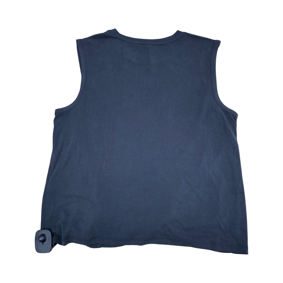 Top Sleeveless By Banana Republic In Black, Size:M