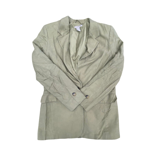 Blazer By H&M In Green, Size:Xs