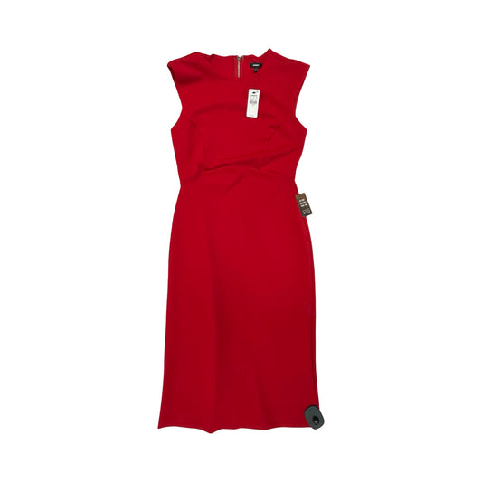 Dress Casual Midi By Express In Red, Size:S