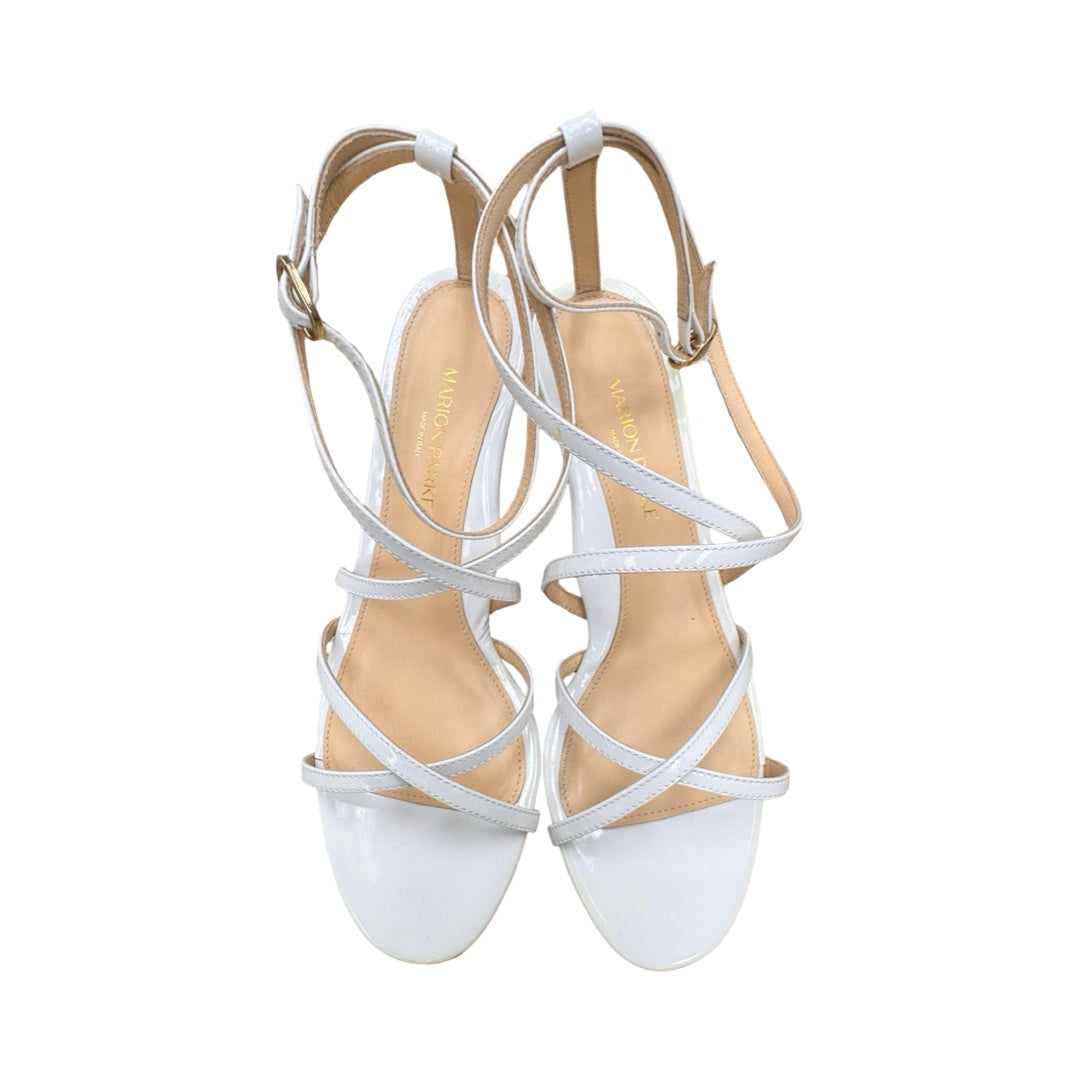 Sandals Designer By Marion Parke In White, Size:9 (EU39.5)