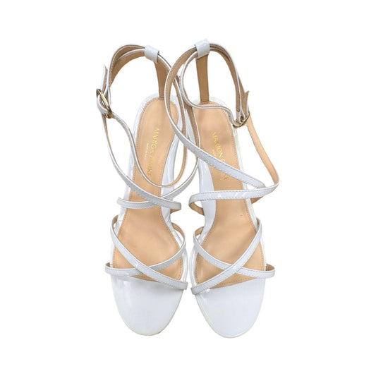 Sandals Designer By Marion Parke In White, Size:9 (EU39.5)
