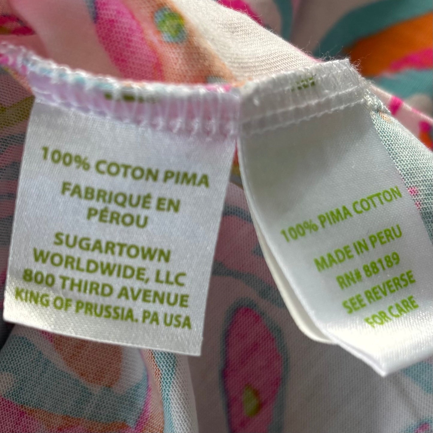 Dress Designer By Lilly Pulitzer In Orange & Pink, Size: Xs