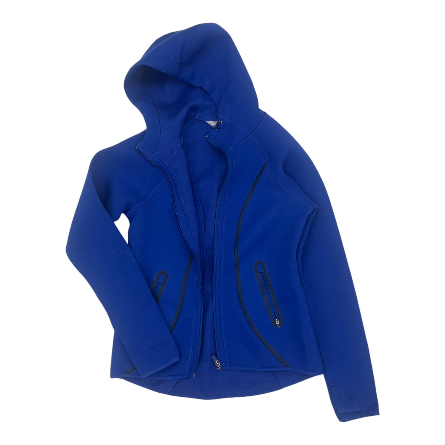 Athletic Jacket By Athleta In Blue, Size:S