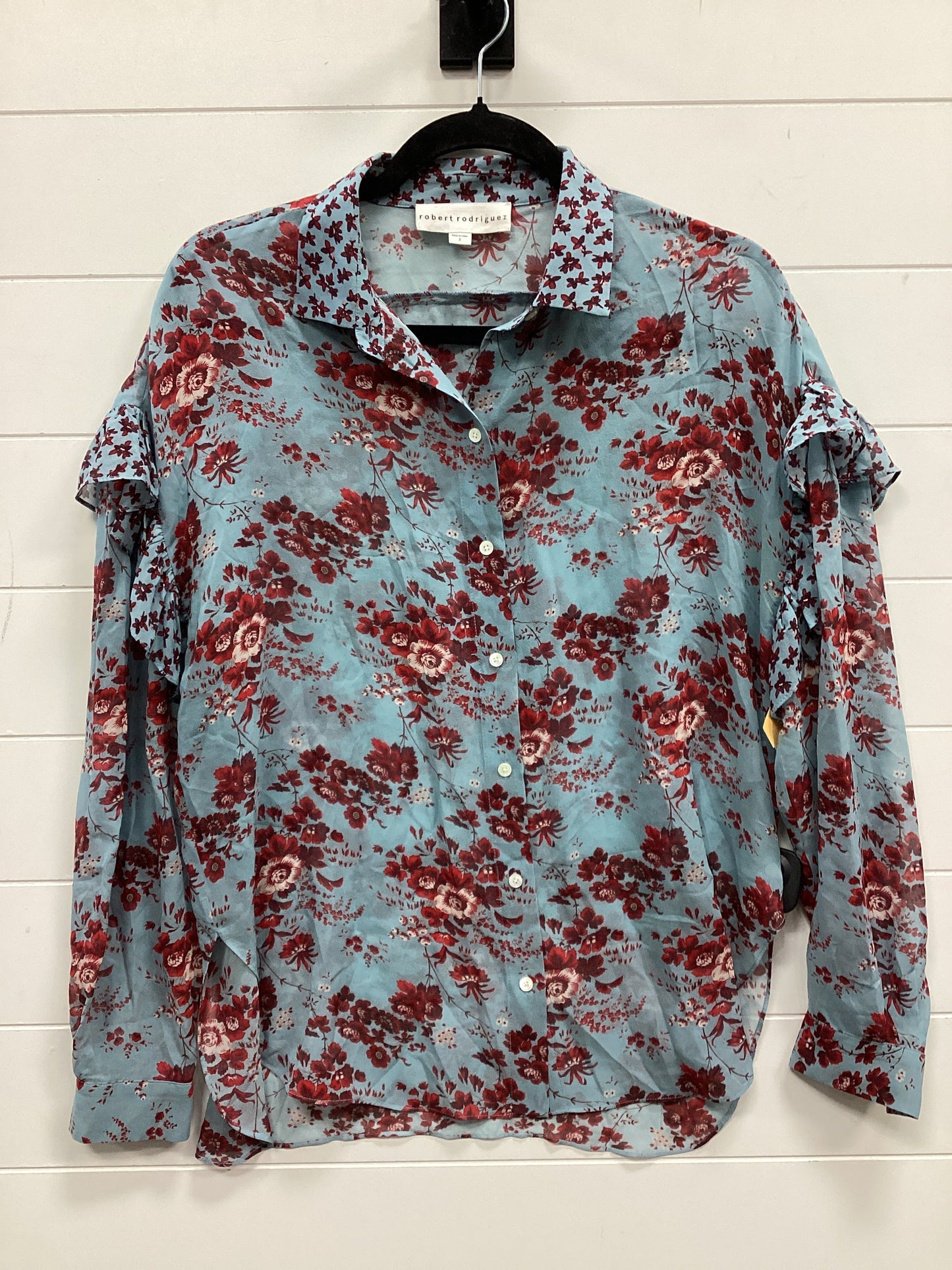 Top Ls By Robert Rodriguez In Navy, Size:2