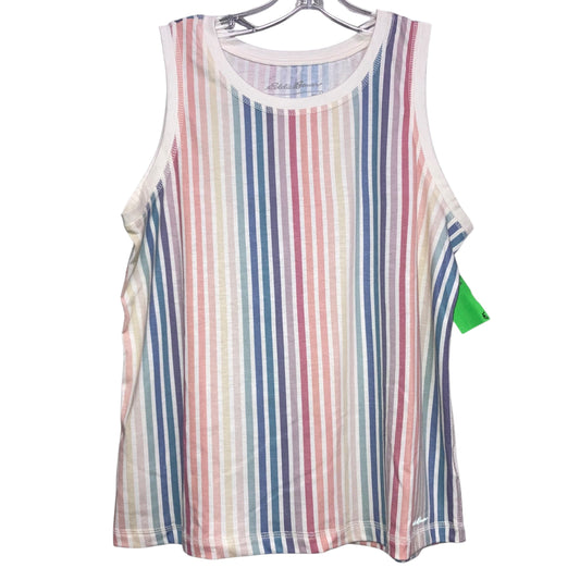 Tank Top By Eddie Bauer In Rainbow Print, Size:S