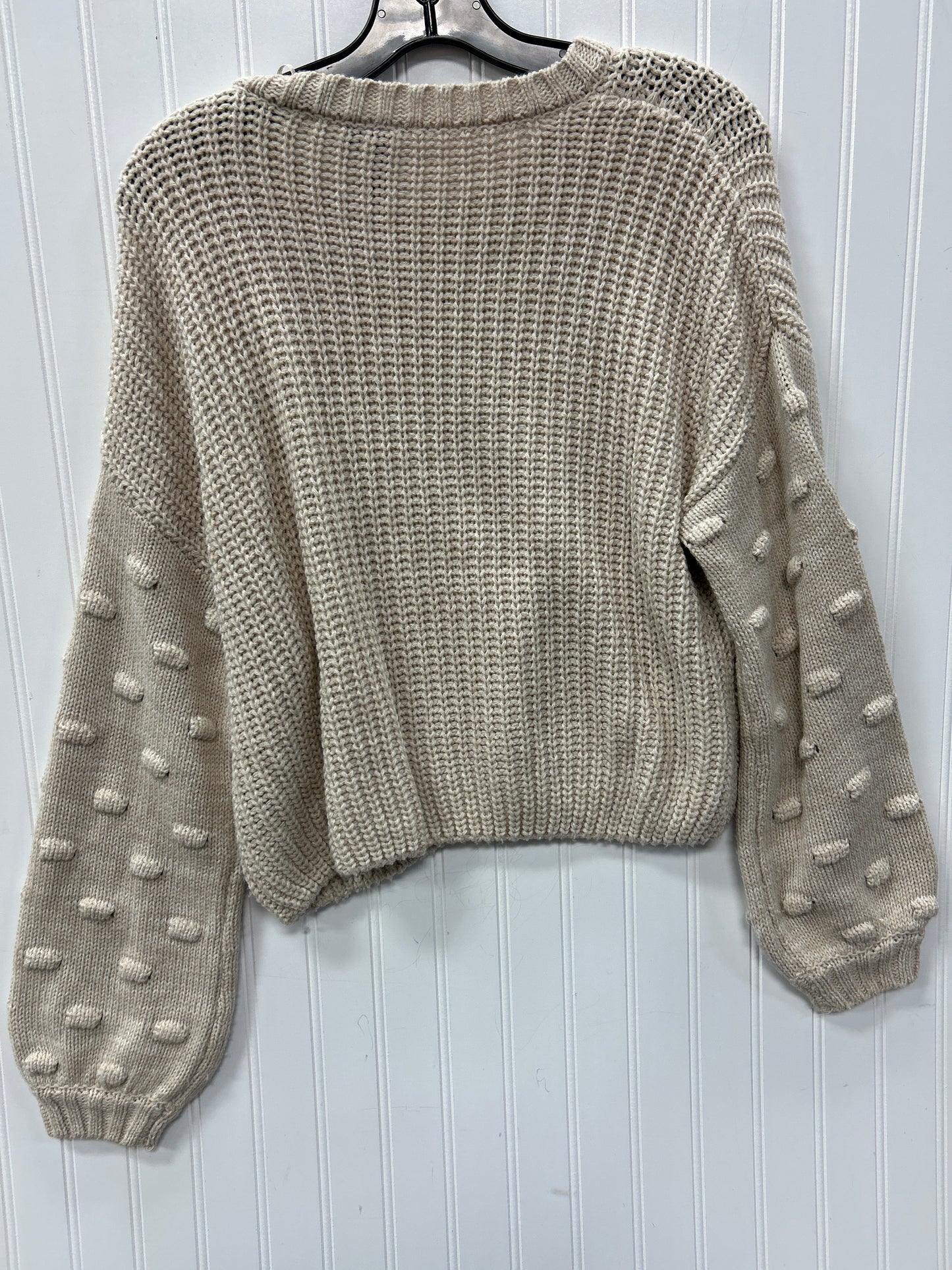 Sweater By Moon And Madison In Cream, Size:M