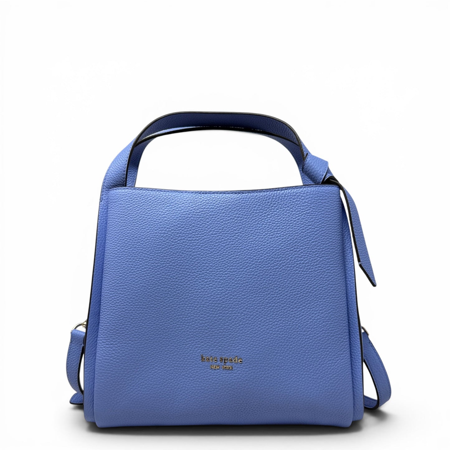 Knott Pebbled Leather Crossbody Tote Designer By Kate Spade, Size: Medium