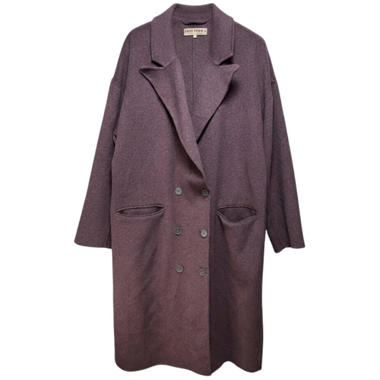 Adore You Wool Coat 
By Free People In Purple, Size: L