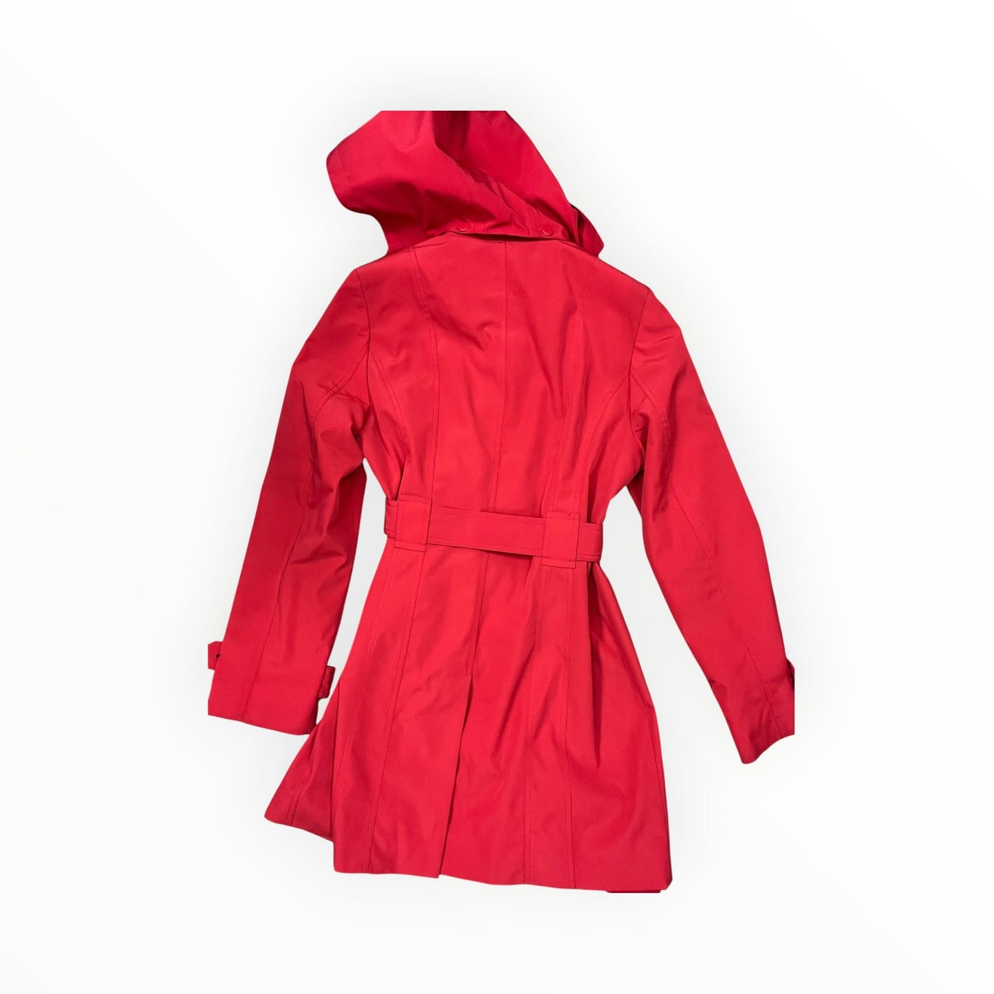 Coat Raincoat By Calvin Klein In Red, Size:M