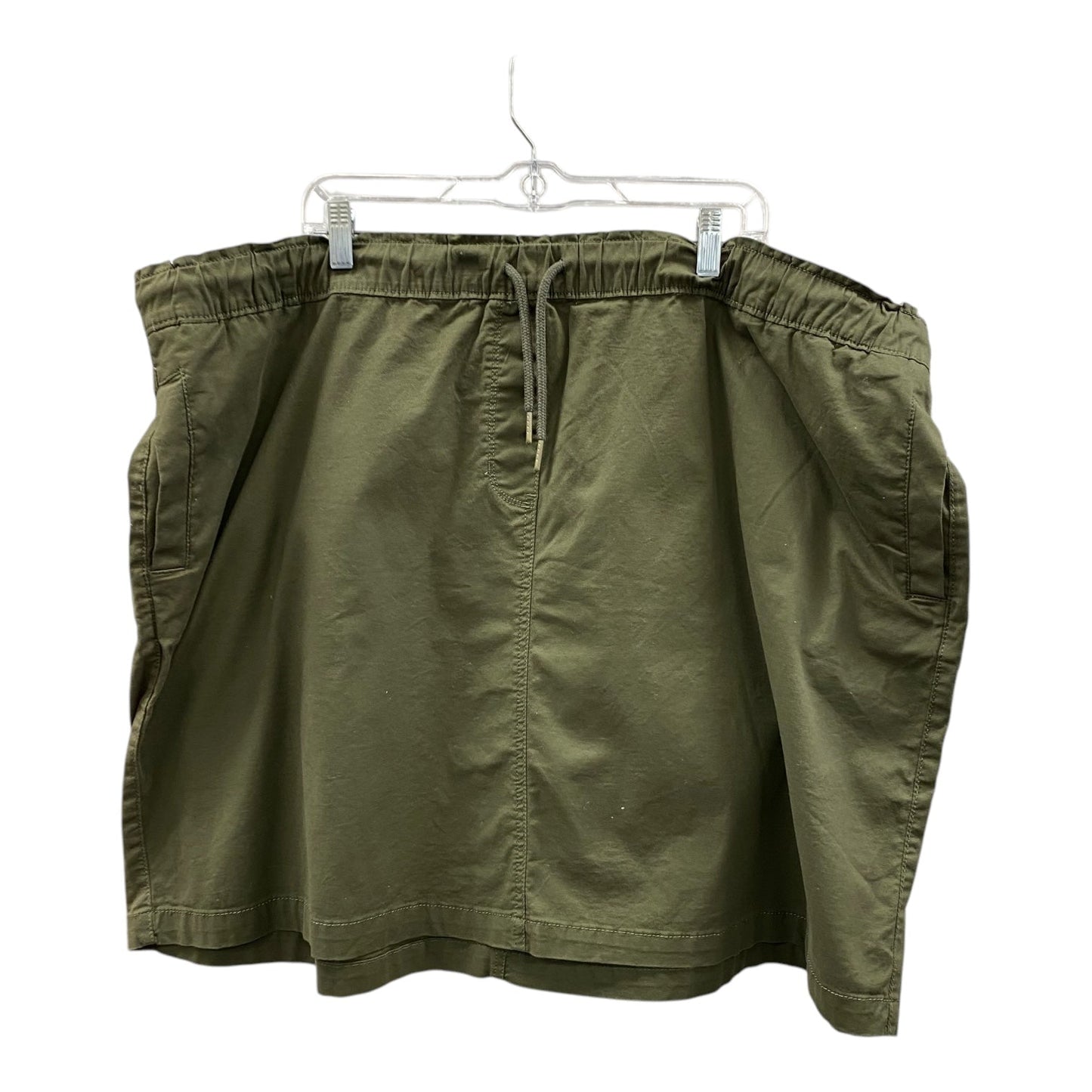 Skirt Mini & Short By Croft And Barrow In Green, Size:3X