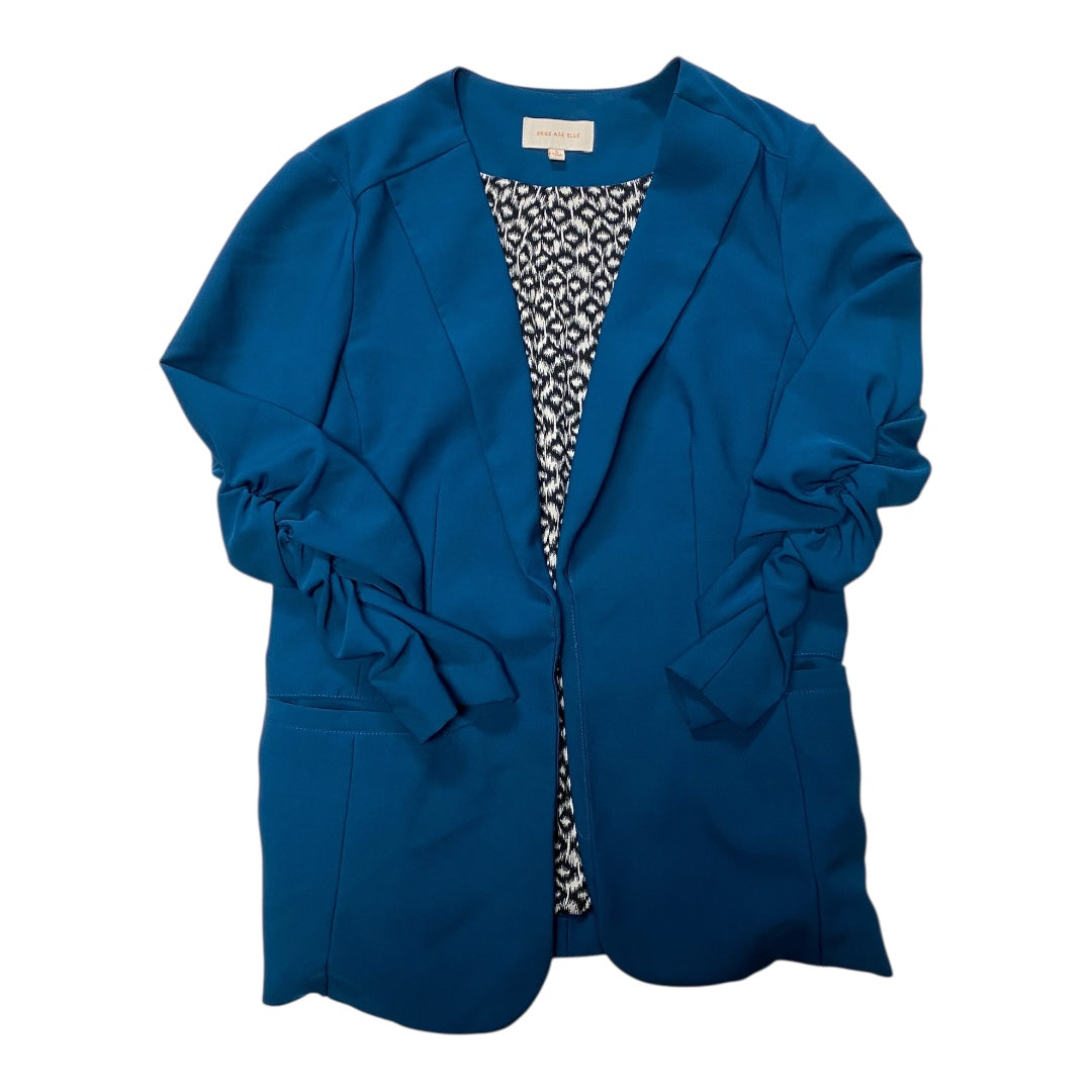 Blazer By Skies Are Blue In Blue, Size:S