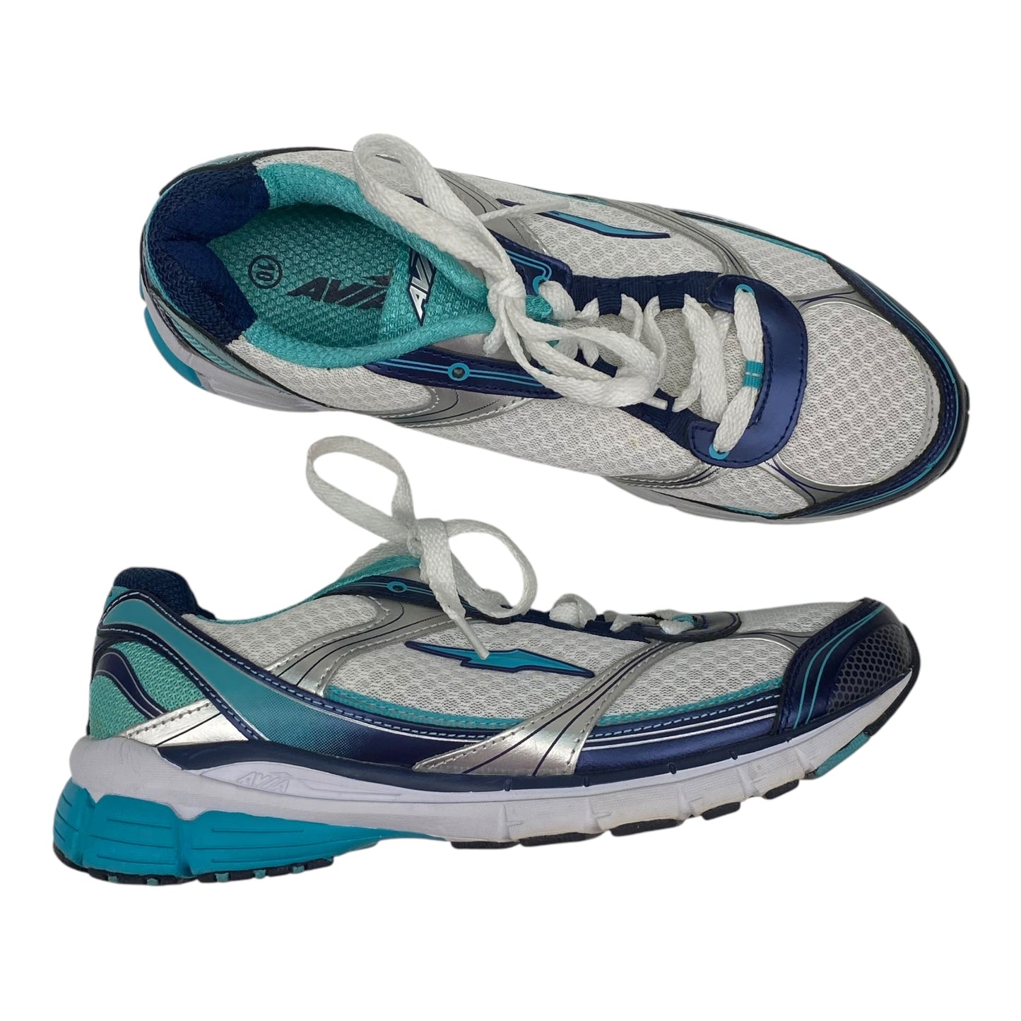 Shoes Athletic By Avia In Blue & Green, Size:10