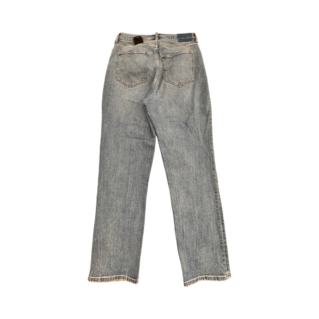 Jeans Straight By Abercrombie And Fitch In Blue Denim, Size:6L