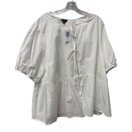 Top Ss By Torrid In White, Size:2X