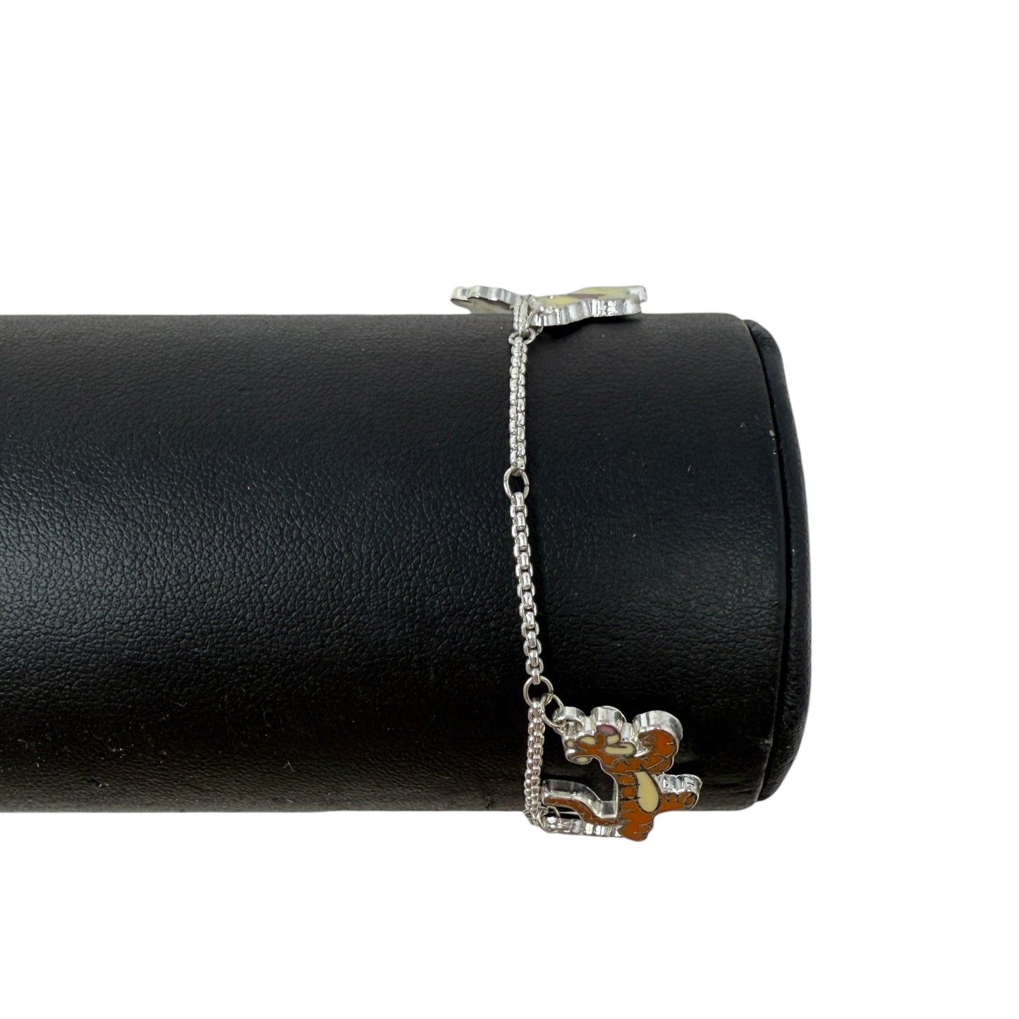 Disney Winnie The Pooh Adjustable Slider Charm Bracelet Silver Plated By Disney
