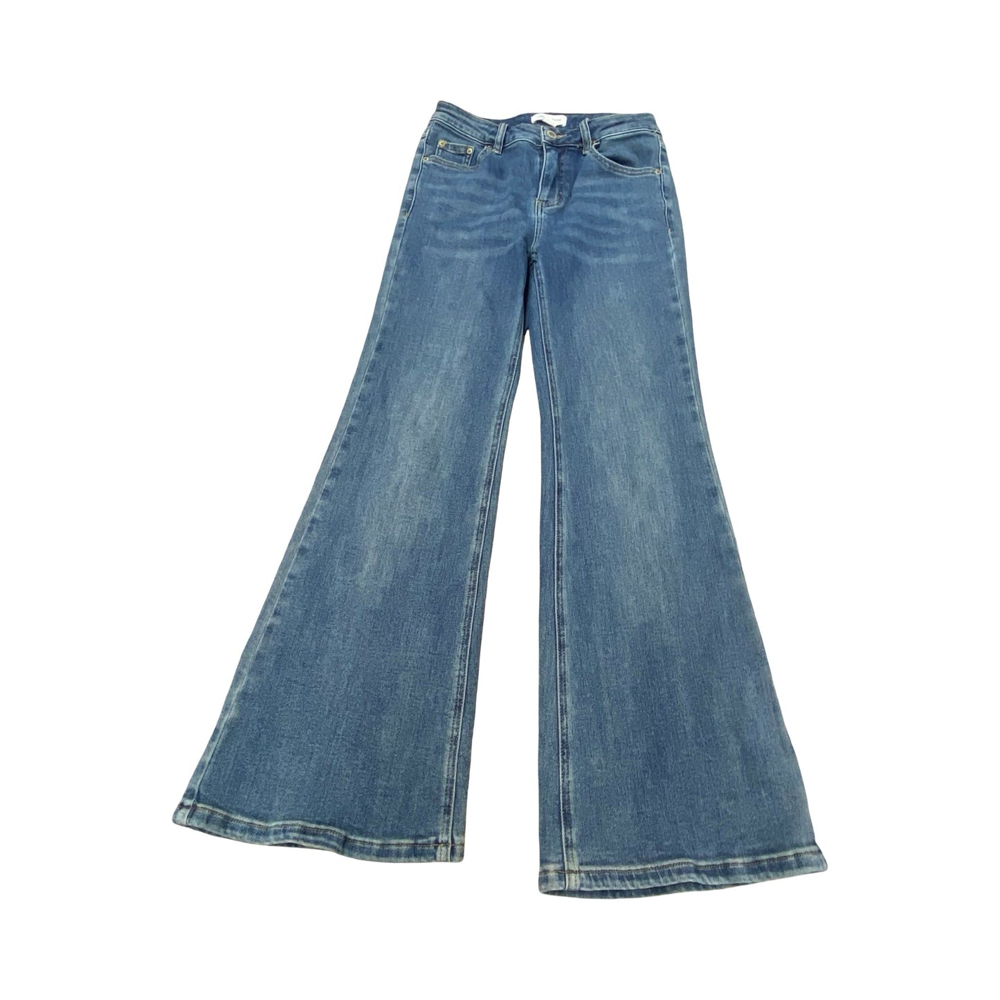 Jeans Flared By Cmc In Blue Denim, Size:2