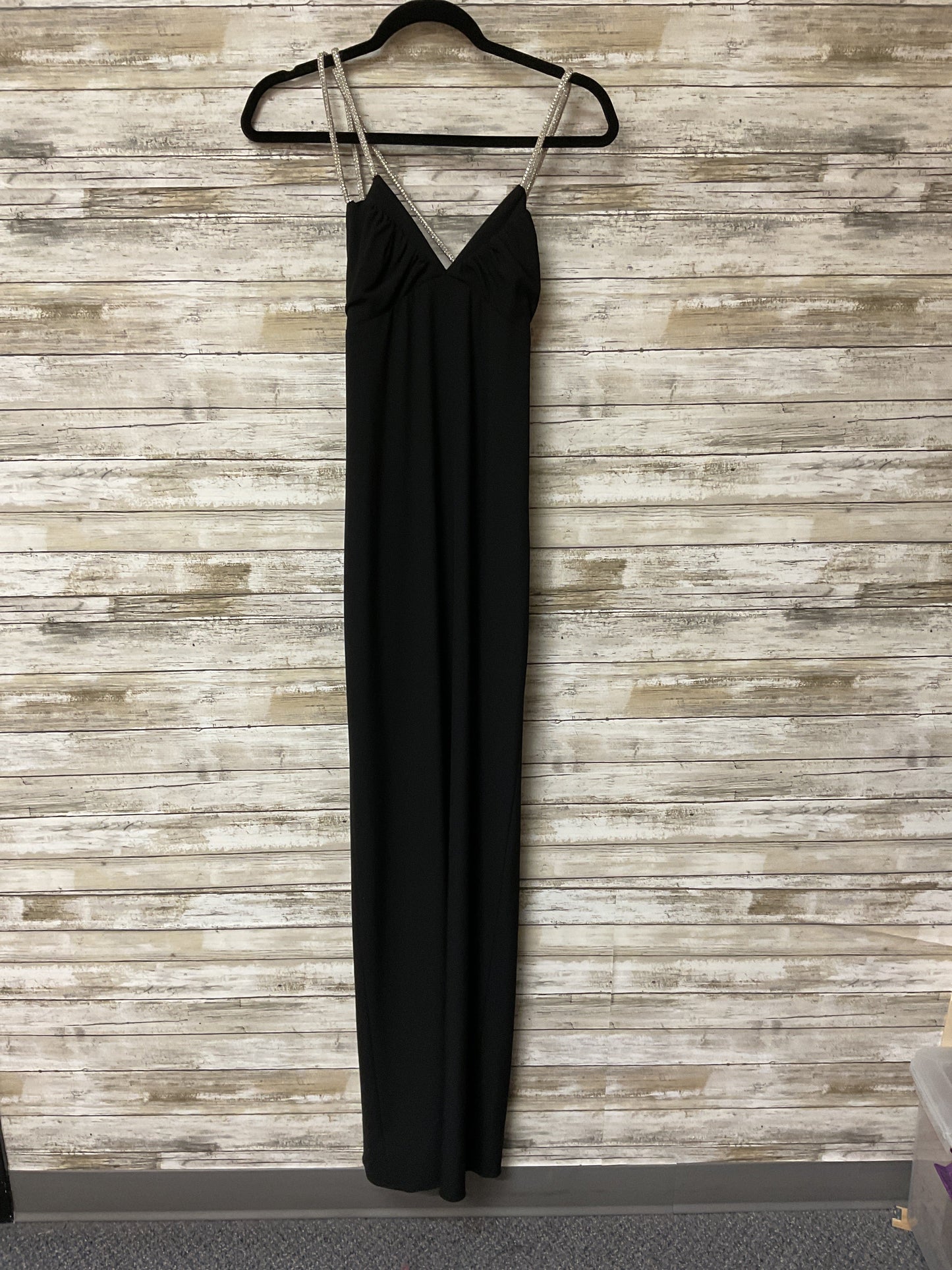 Dress Party Long By Cma In Black & Silver, Size:Xs