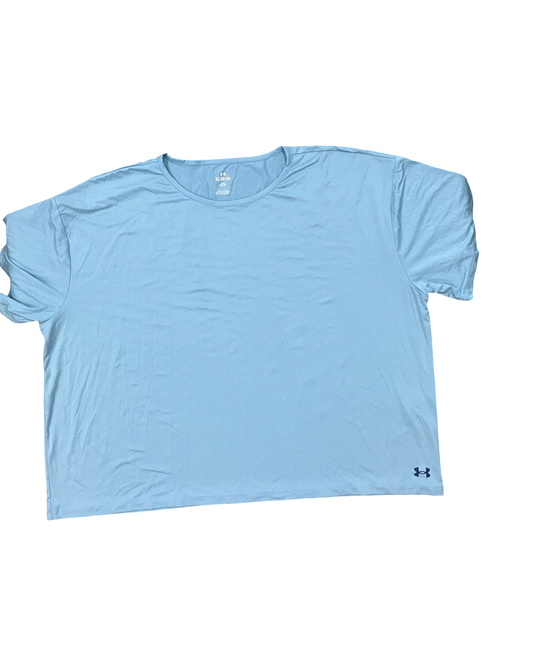 Athletic Top Ss By Under Armour In Blue, Size:Xl