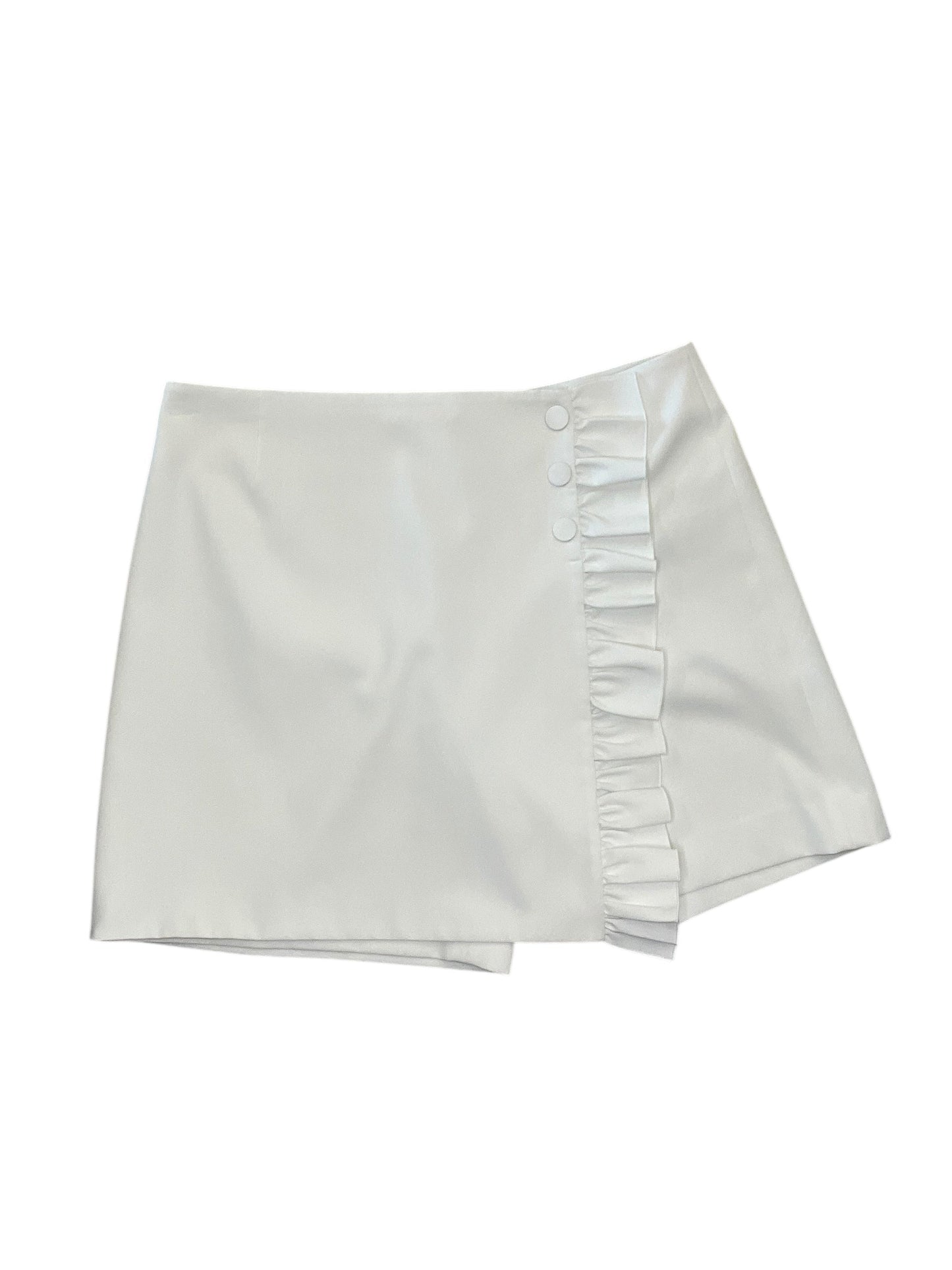 Skort Designer By Tory Burch In White, Size:M