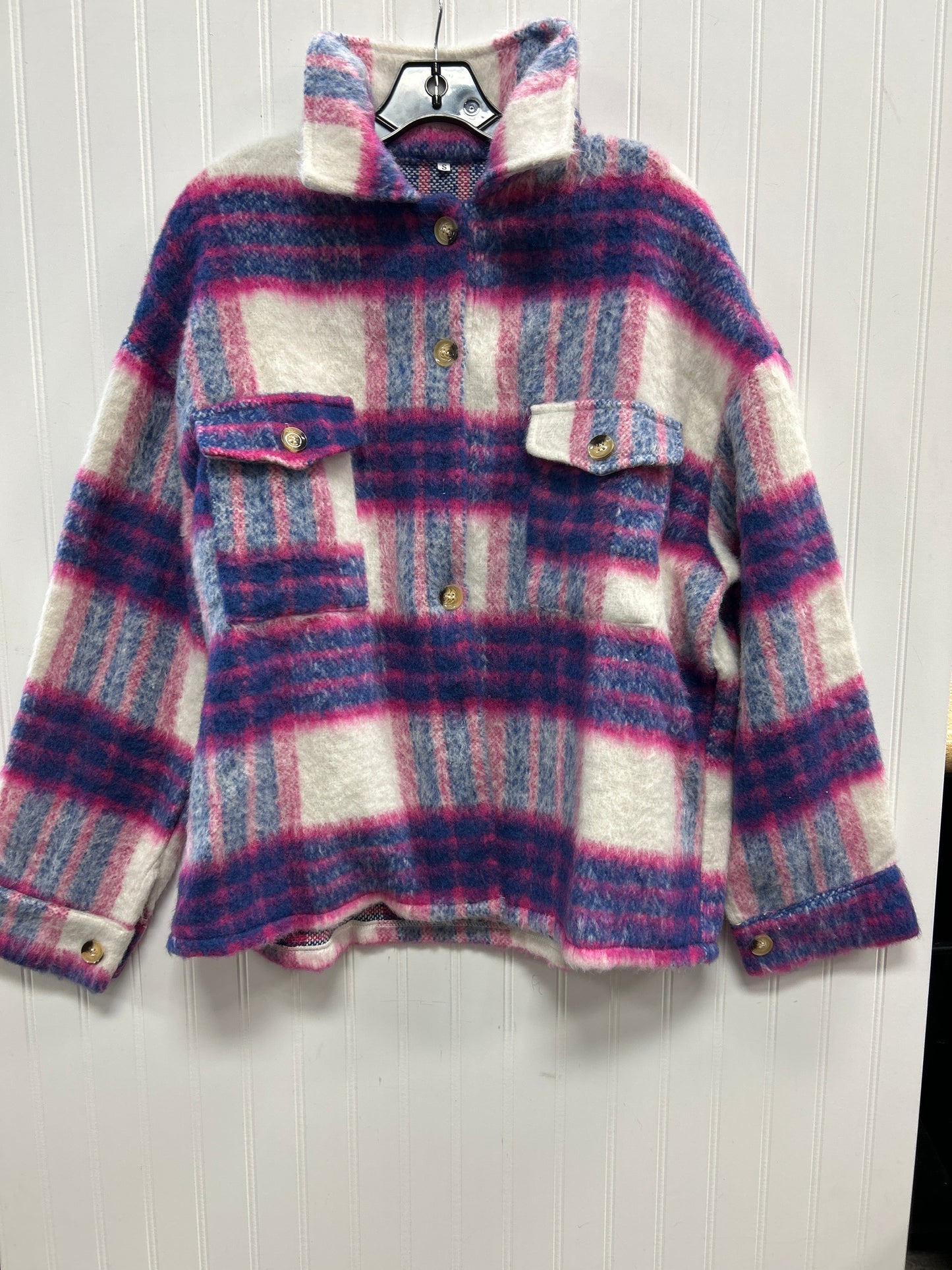 Jacket Fleece By Cmc In Pink & Purple, Size:S