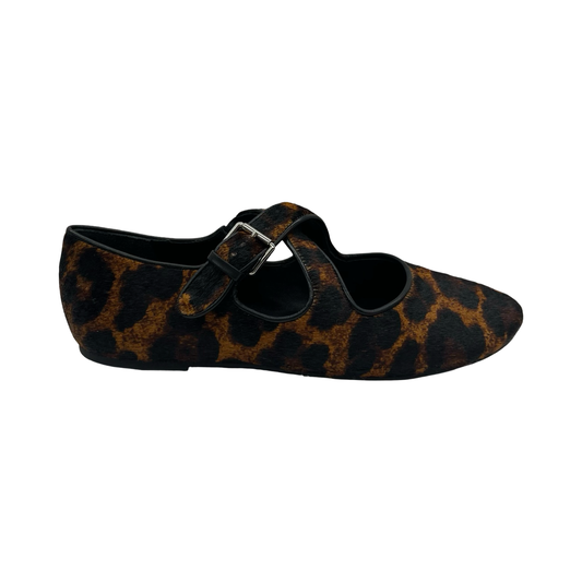 Shoes Flats By Maeve In Leopard Print, Size:7