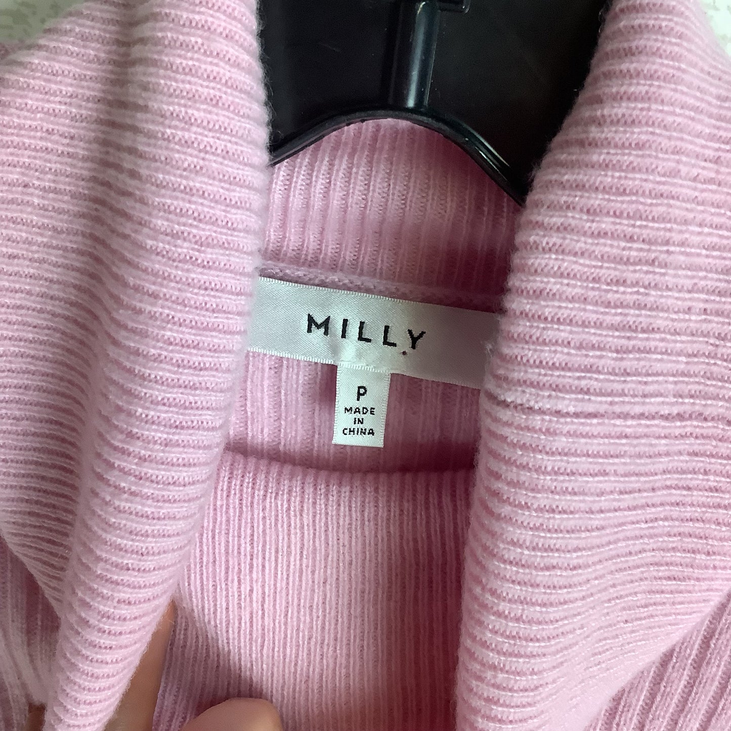 Sweater Cashmere Designer By Milly In Pink, Size: Sp
