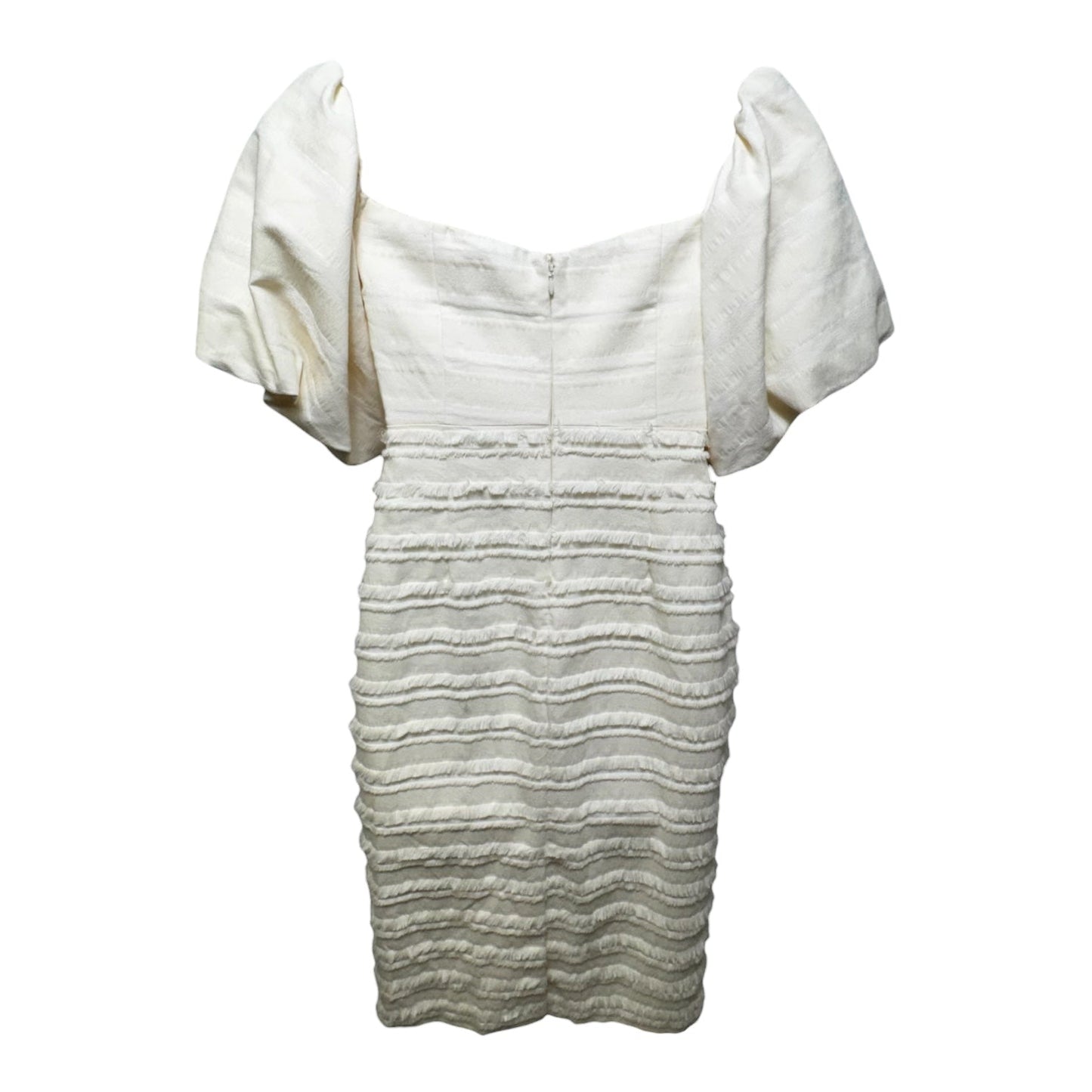 Cala Dress By Badgley Mischka In Cream, Size: 8
