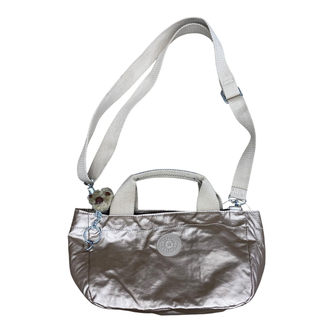 Handbag By Kipling In Gold, Size:Small
