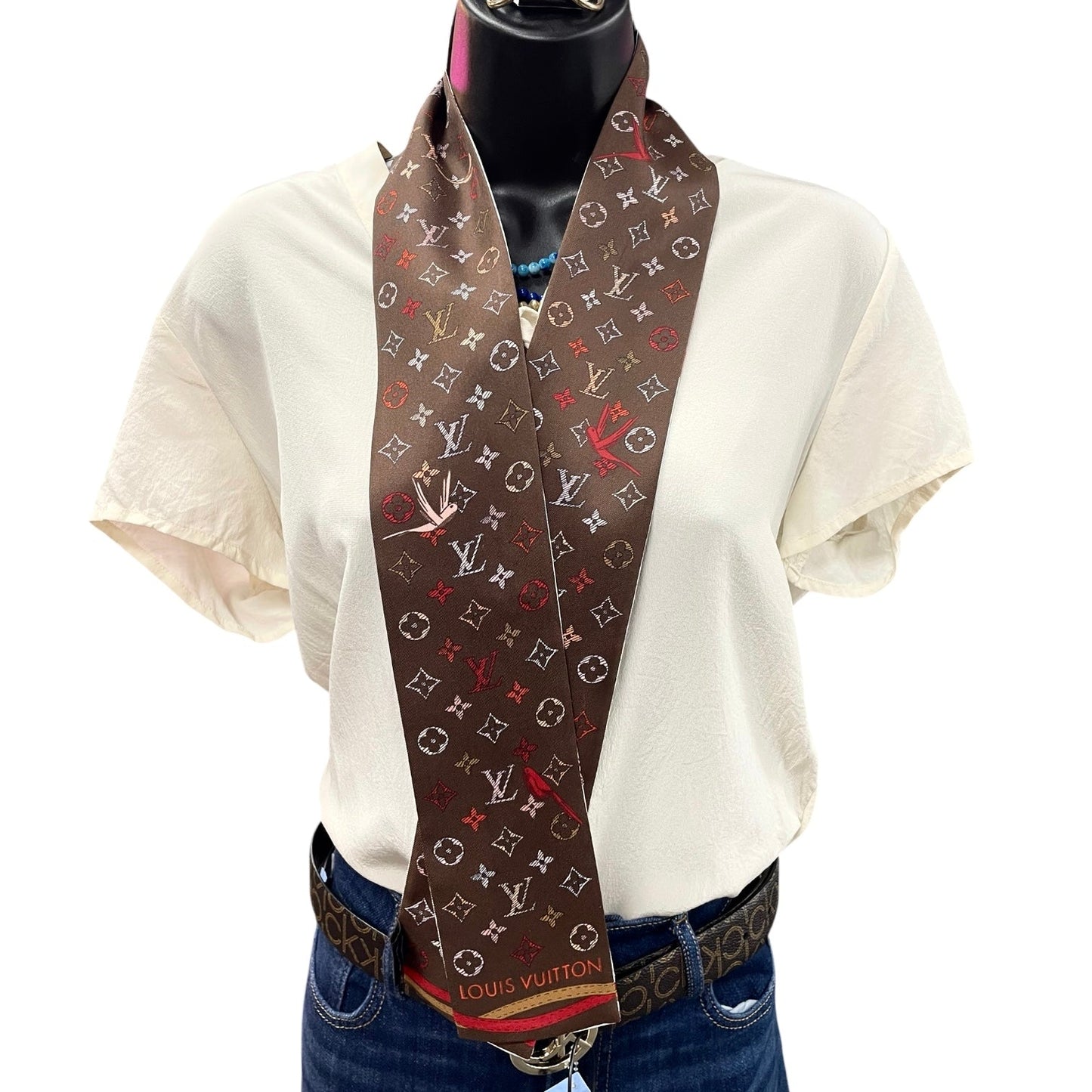 Scarf Luxury Designer By Louis Vuitton