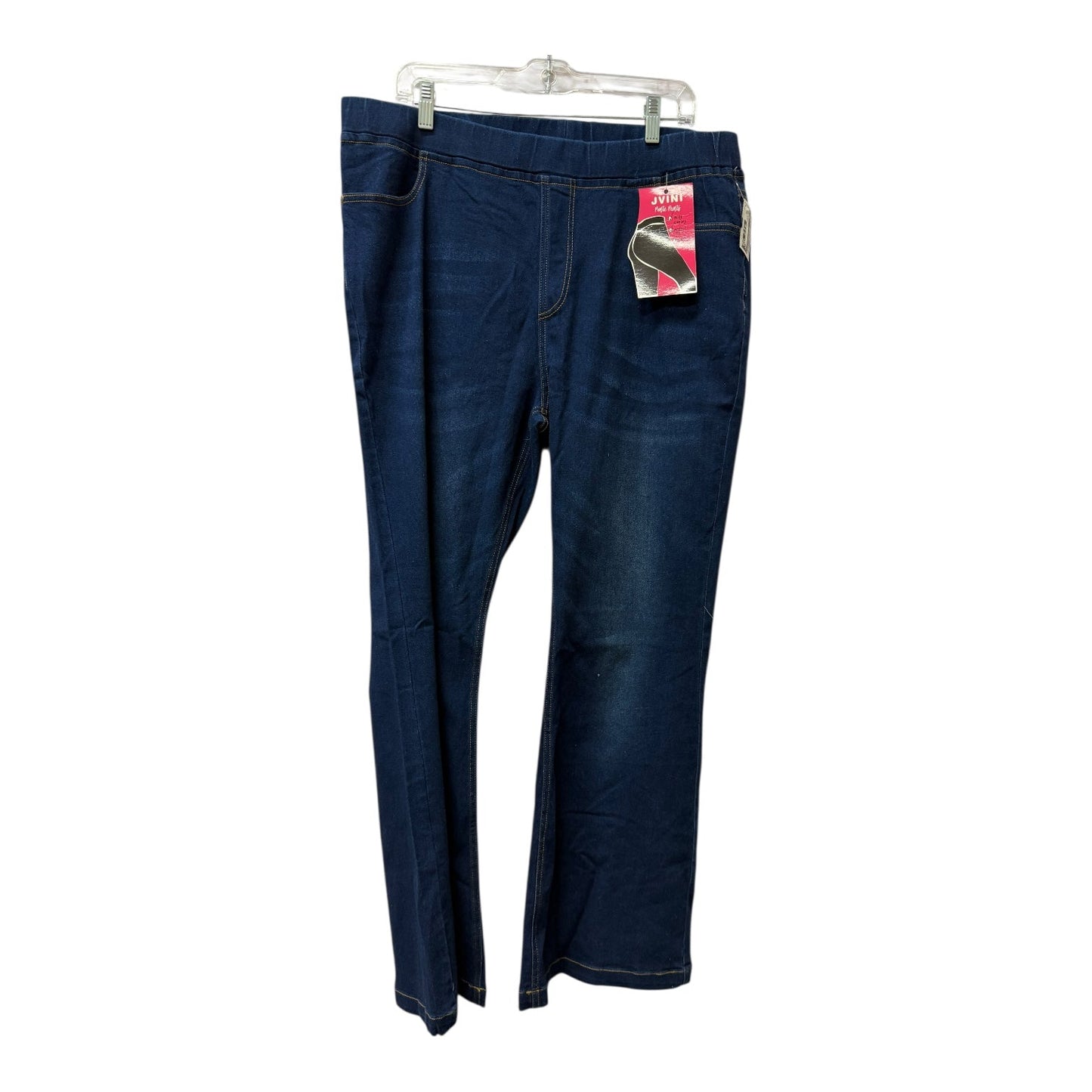 Jeans Flared By Cme In Blue Denim, Size:22