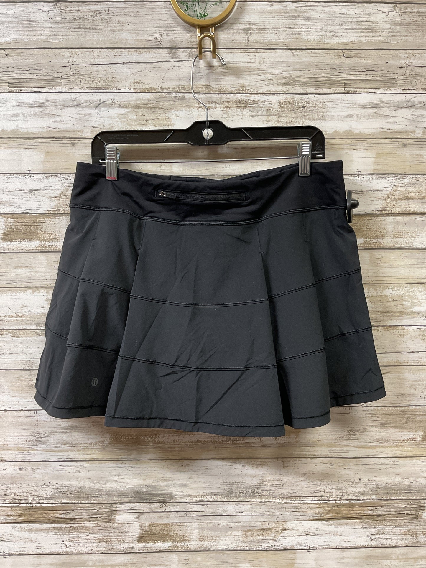 Athletic Skort By Lululemon In Black, Size:10