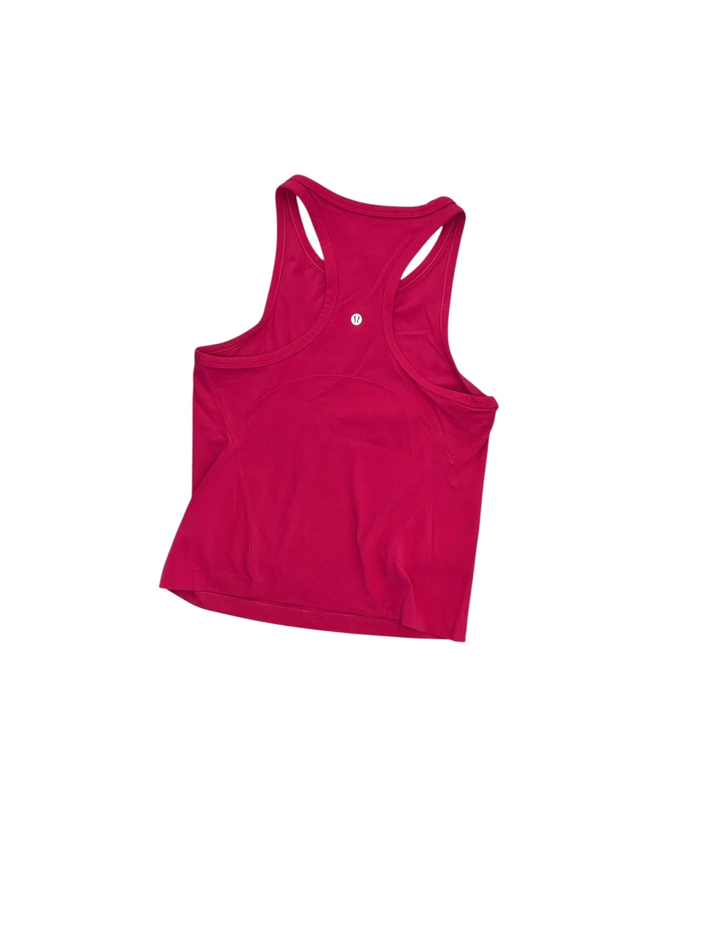 Athletic Tank Top By Lululemon In Pink, Size:L