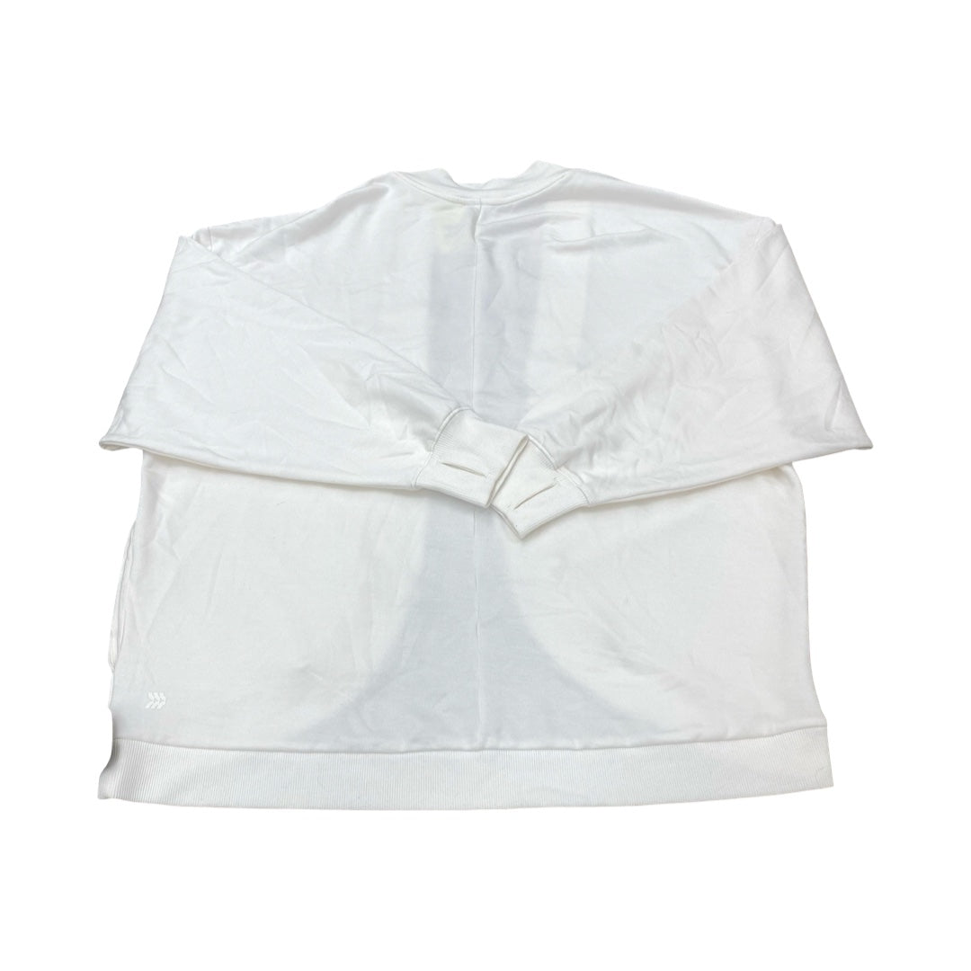 Athletic Jacket By All In Motion In Cream, Size:L