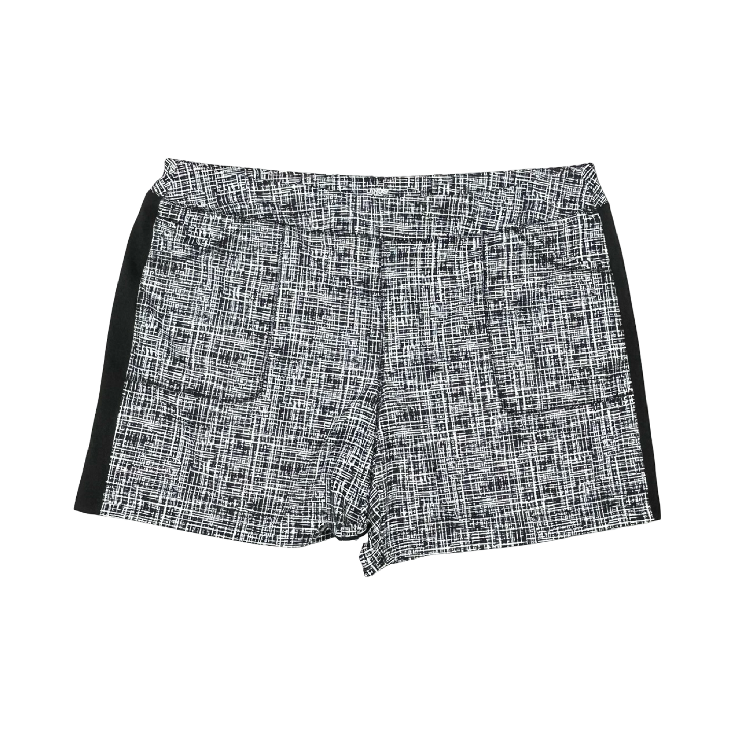 Athletic Shorts By Lands End In Black & White, Size:3X