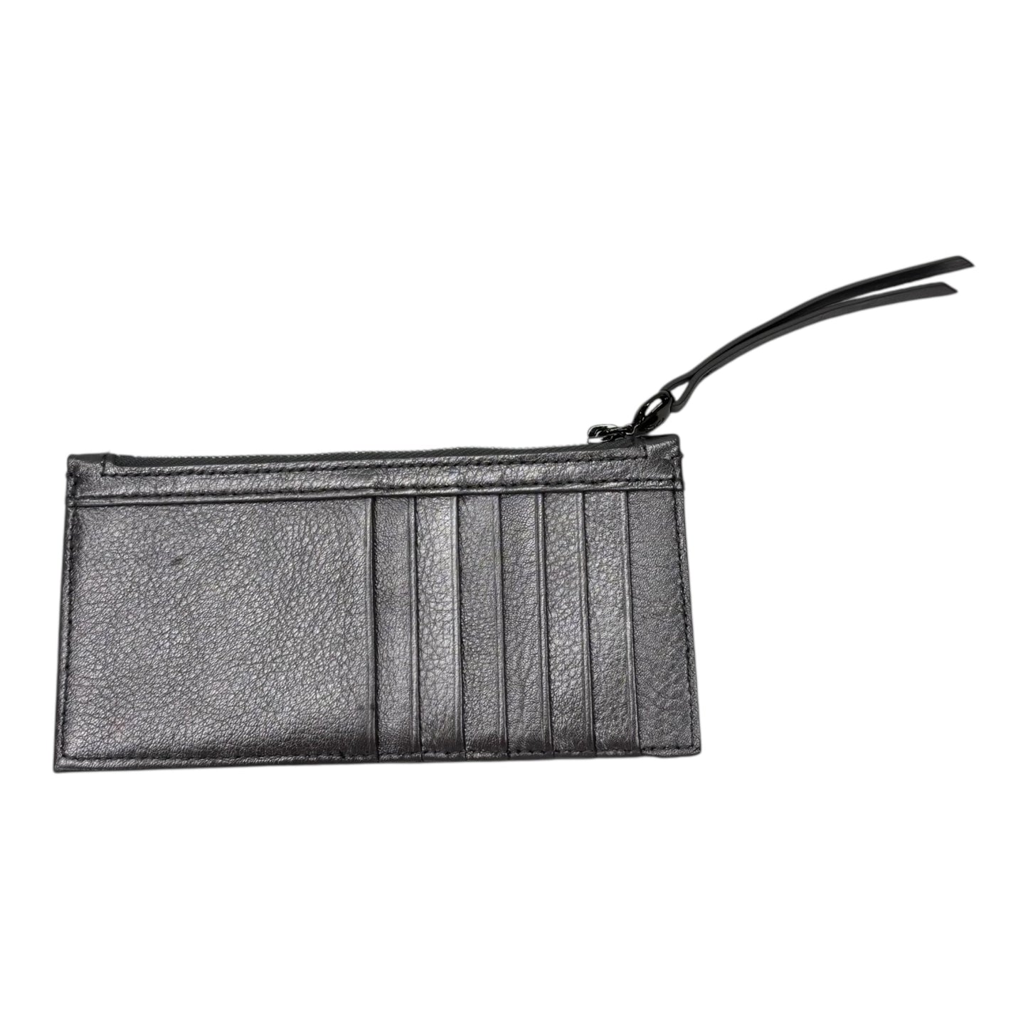 Wallet Leather By Hobo Intl In Silver, Size:Small