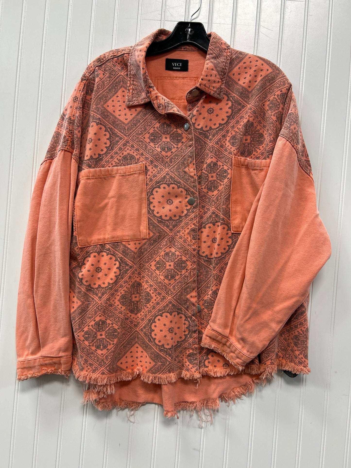 Top Ls By Vici In Orange, Size:M