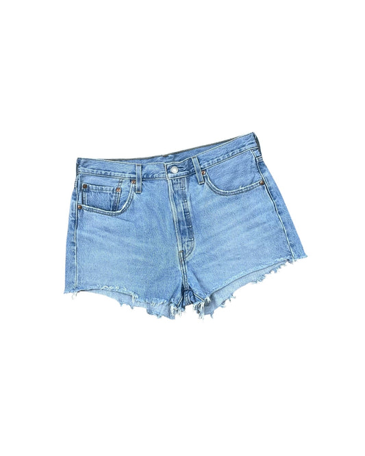 Shorts By Levis In Blue Denim, Size:14