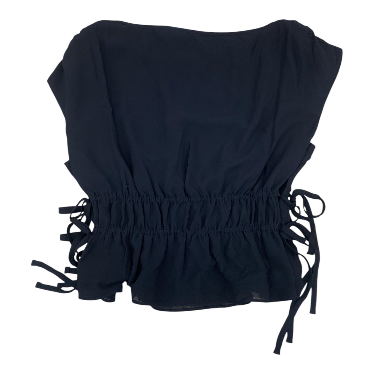 Top Sleeveless By Banana Republic In Black, Size:L