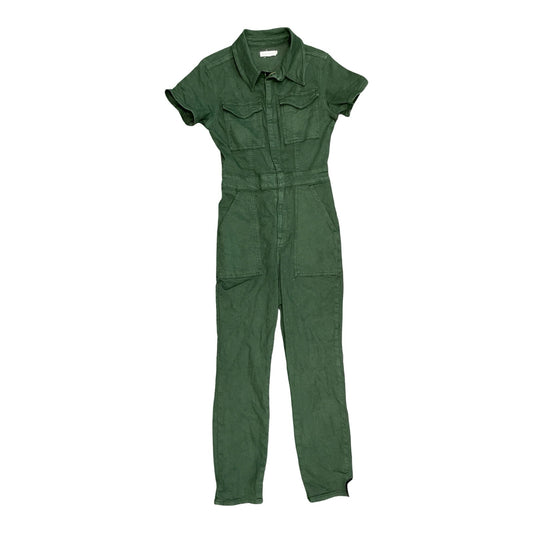 Jumpsuit By Good American In Green Denim, Size:L