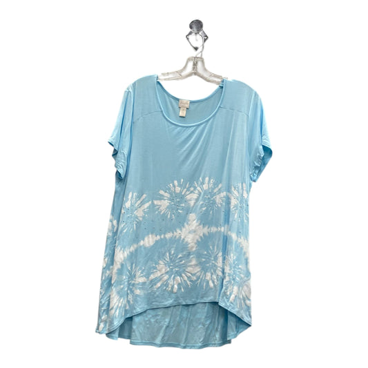 Top Ss By Chicos In Blue, Size:Xl