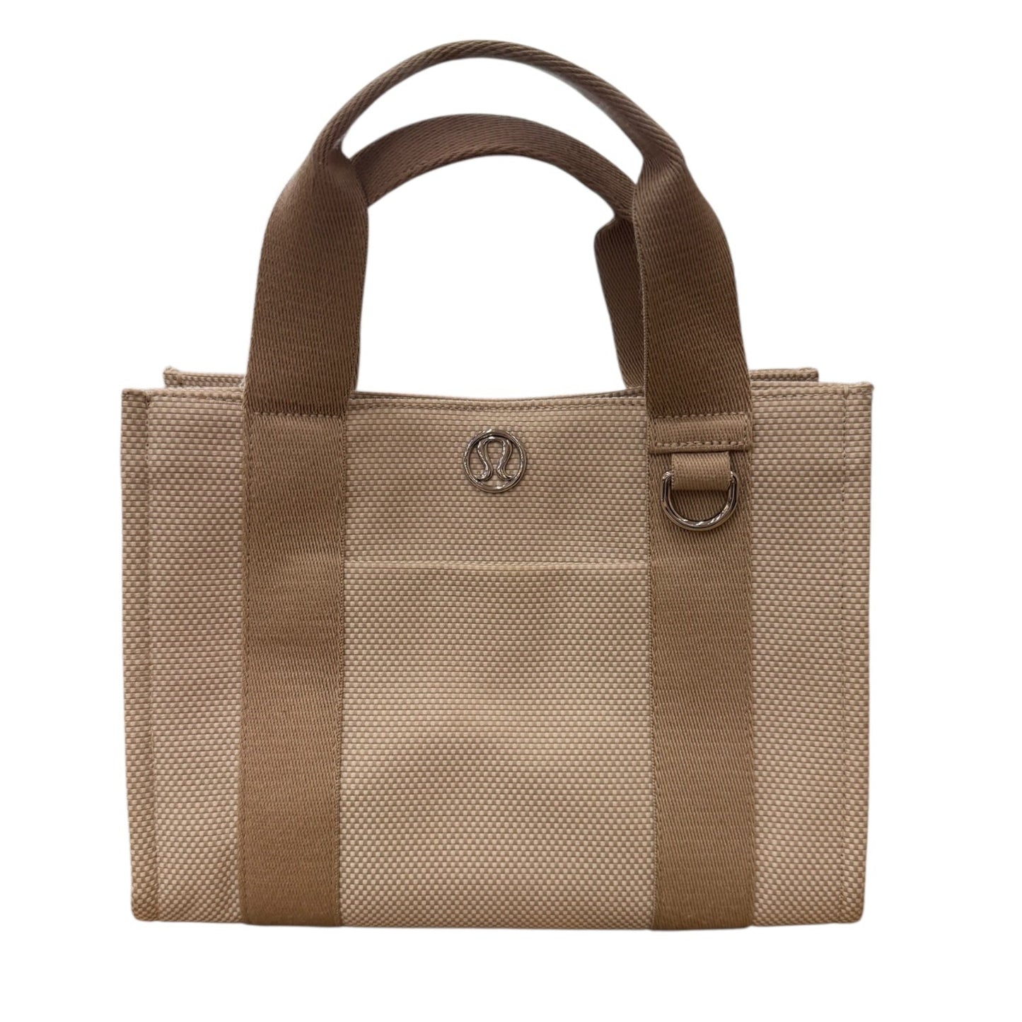 Handbag By Lululemon In Beige, Size:Medium
