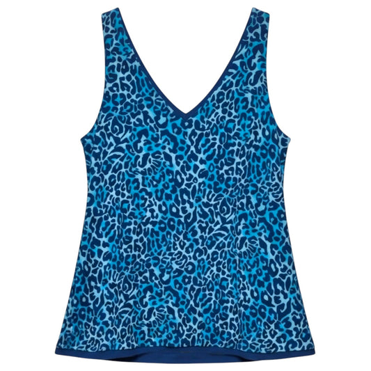 Florin Reversible Top Sleeveless Designer By Lilly Pulitzer In Animal Print, Size: L