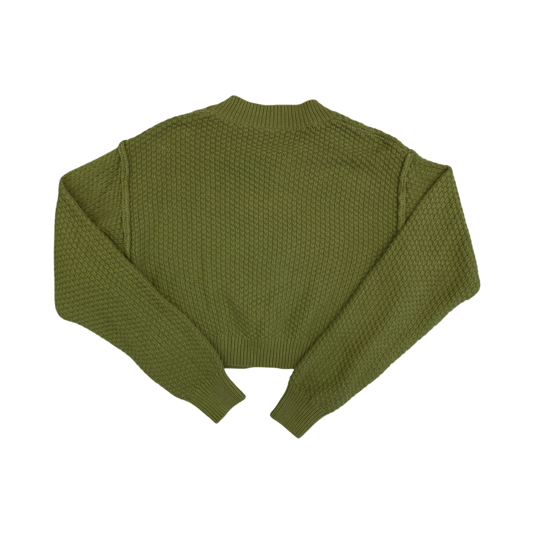 Sweater Cardigan By Free People In Green, Size:S