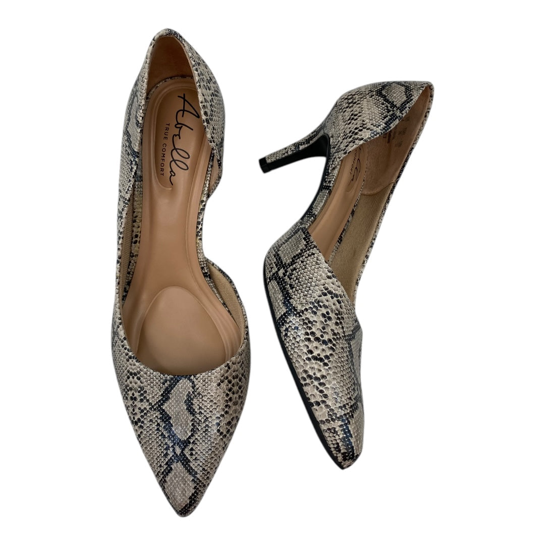 Shoes Heels Stiletto By Cmc In Snakeskin Print, Size:6