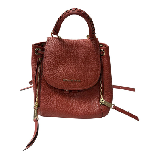 Backpack Designer By Michael Kors In Orange, Size:Small