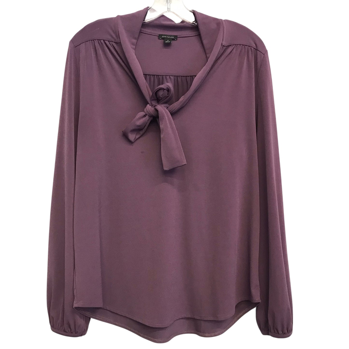 Top Ls By Ann Taylor In Purple, Size:M